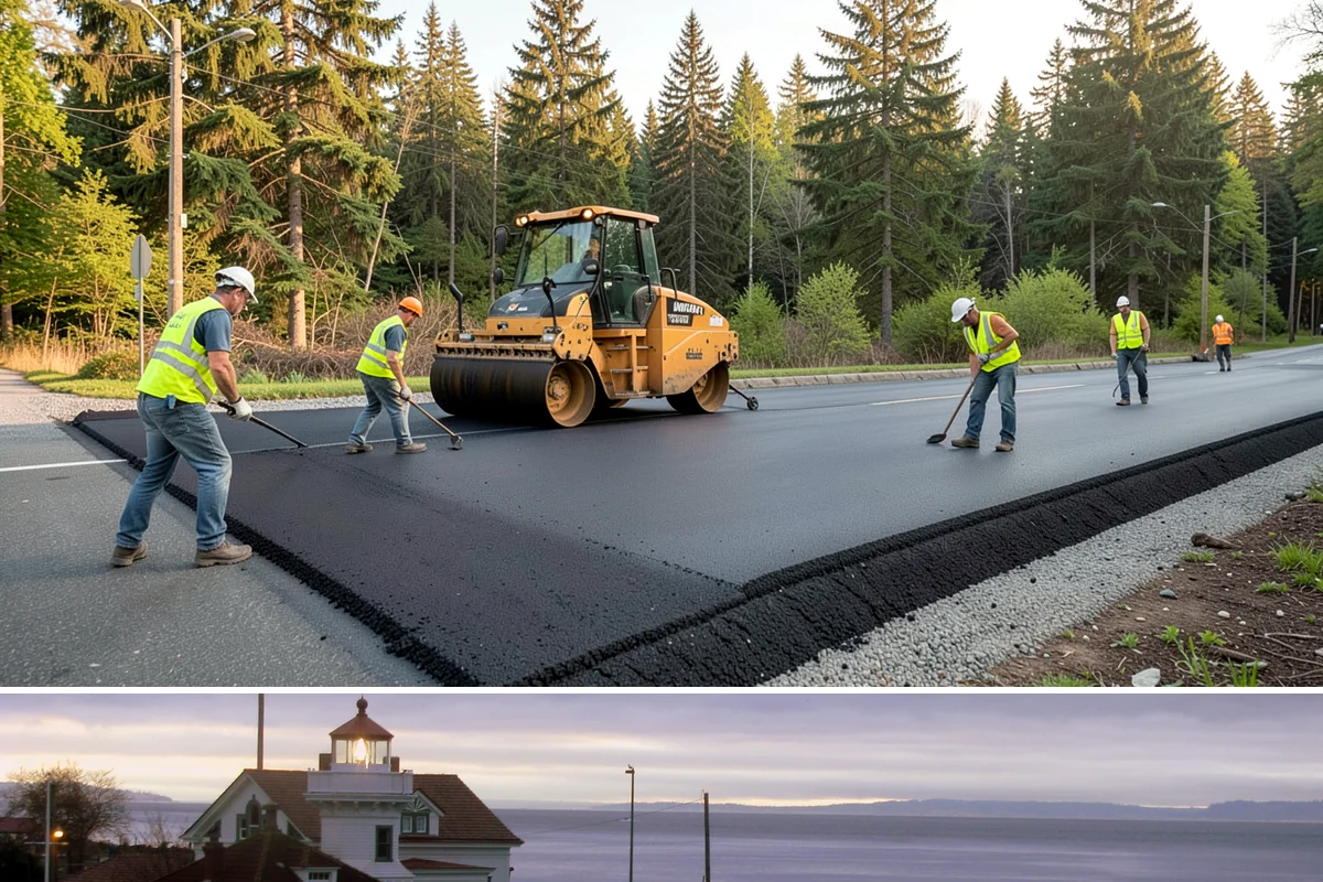 Court Fence Repair in Mukilteo, Snohomish County, WA - Fence repairs proceed in any season, with dry weather easing post-setting and concrete cure.