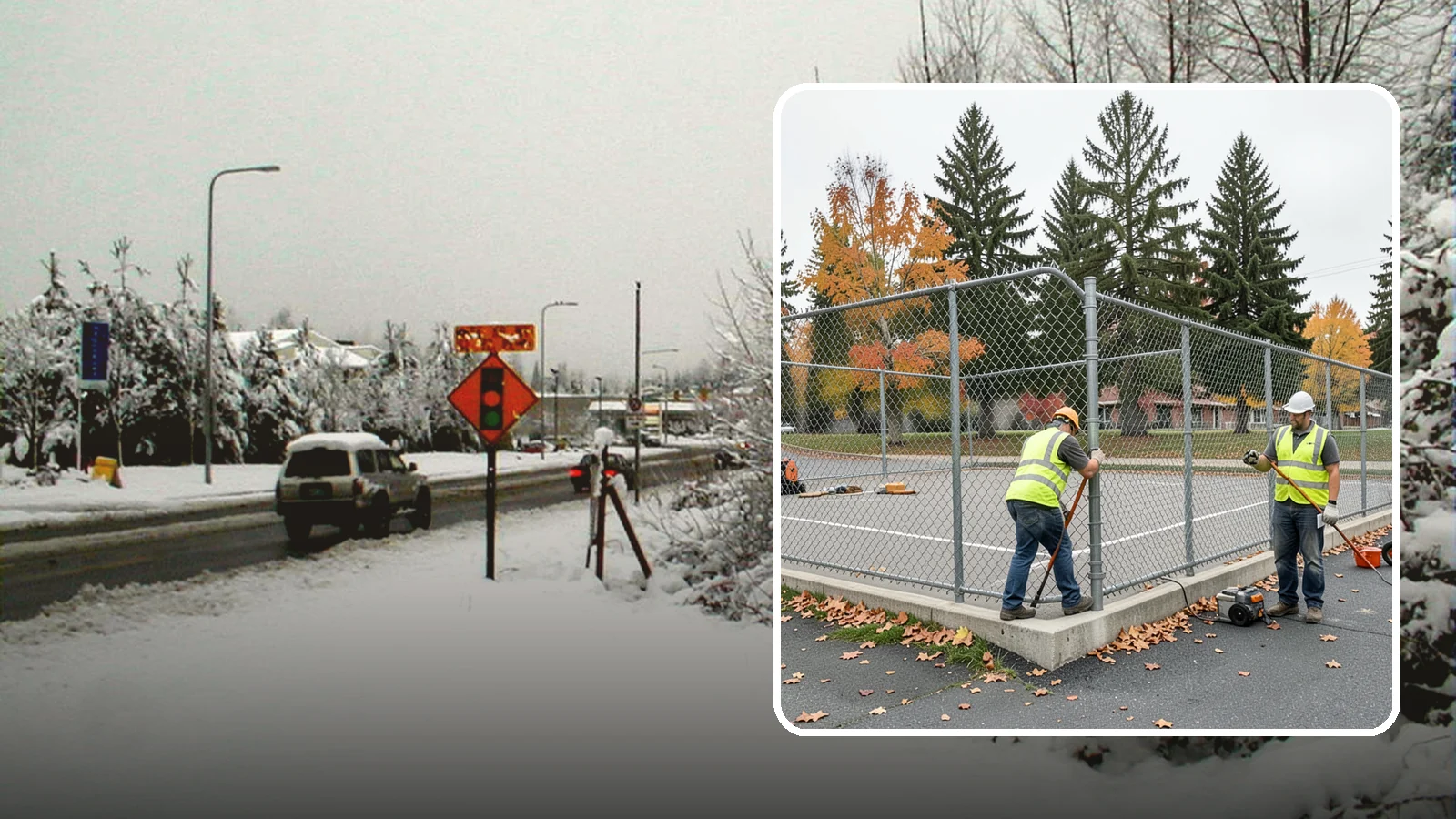 Court Fence Repair in Newcastle, King County, WA - Chain-link and windscreen repair that restores enclosure and safety on public sport court perimeters.
