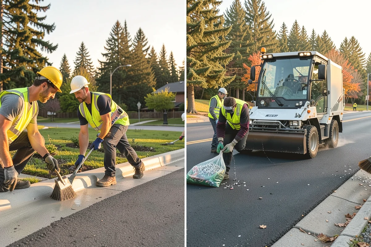 Court Fence Repair in North Bend, King County, WA - Inspect fabric, posts, gates, and windscreen
