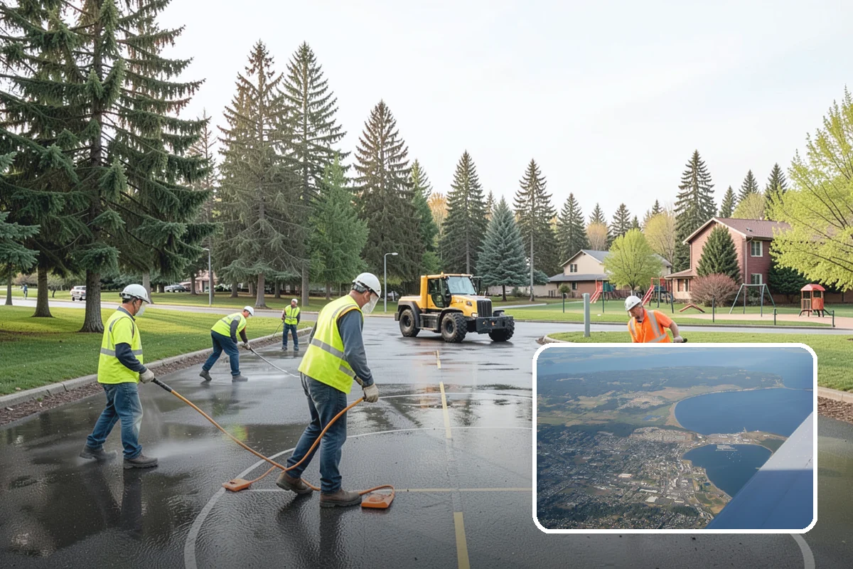 Court Fence Repair in Oak Harbor, Island County, WA - Restores ball containment and site security