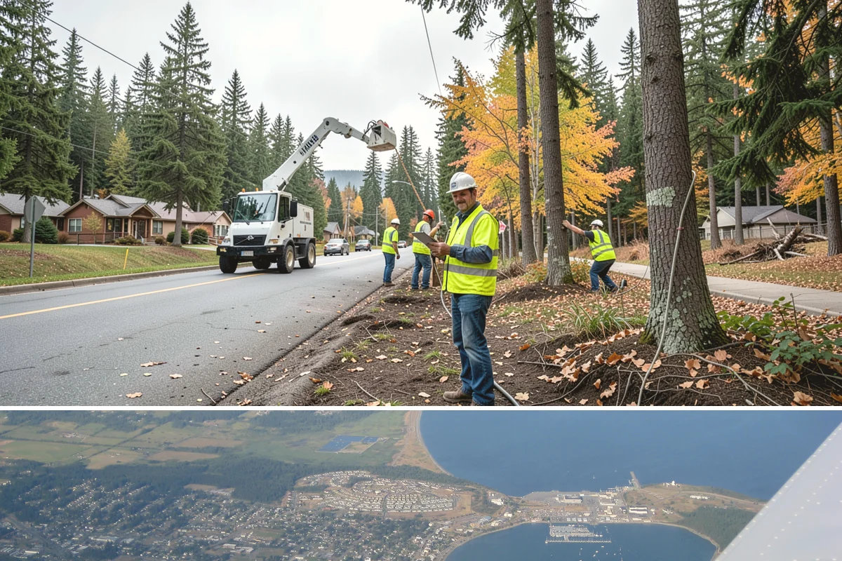 Court Fence Repair in Oak Harbor, Island County, WA - Fence repairs proceed in any season, with dry weather easing post-setting and concrete cure.