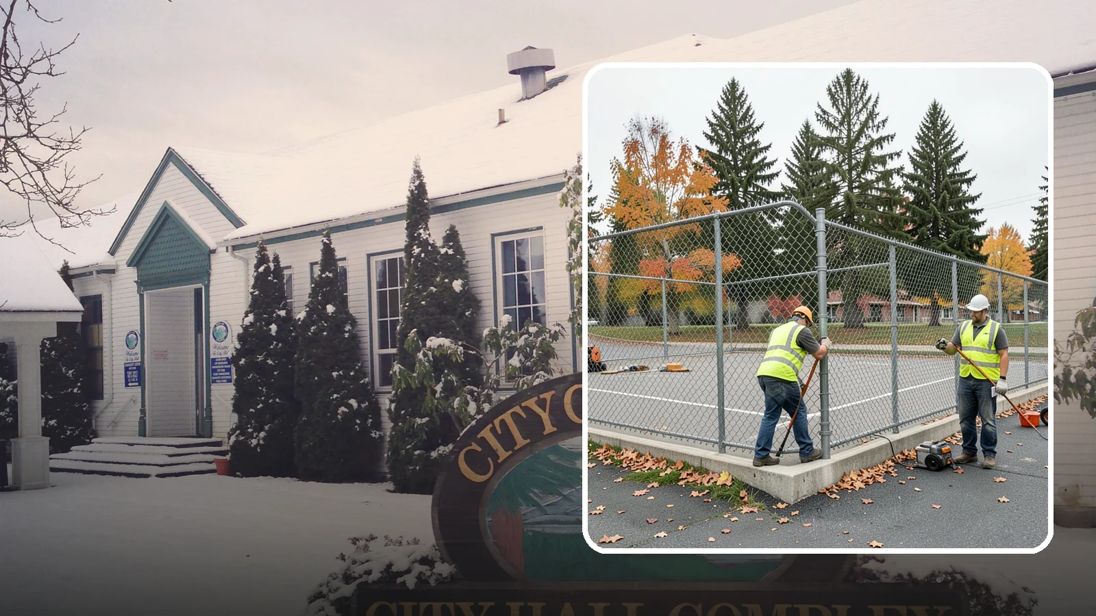 Court Fence Repair in Pacific, King County, WA - Chain-link and windscreen repair that restores enclosure and safety on public sport court perimeters.