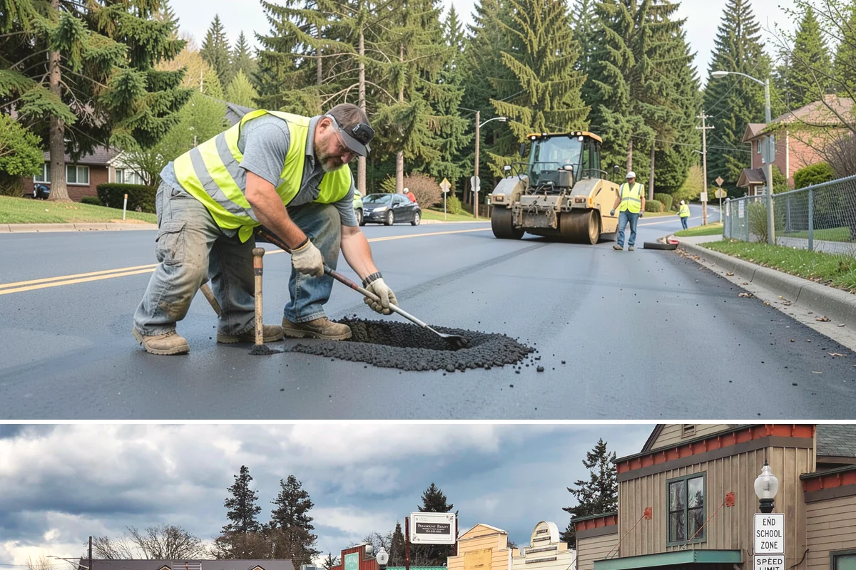 Court Fence Repair in Roy, Pierce County, WA - Fence repairs proceed in any season, with dry weather easing post-setting and concrete cure.