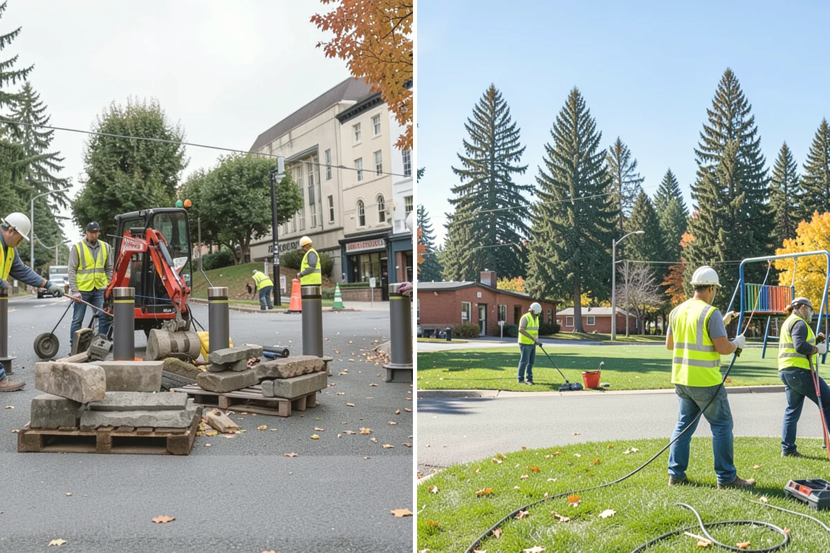 Court Fence Repair in Ruston, Pierce County, WA - Inspect fabric, posts, gates, and windscreen