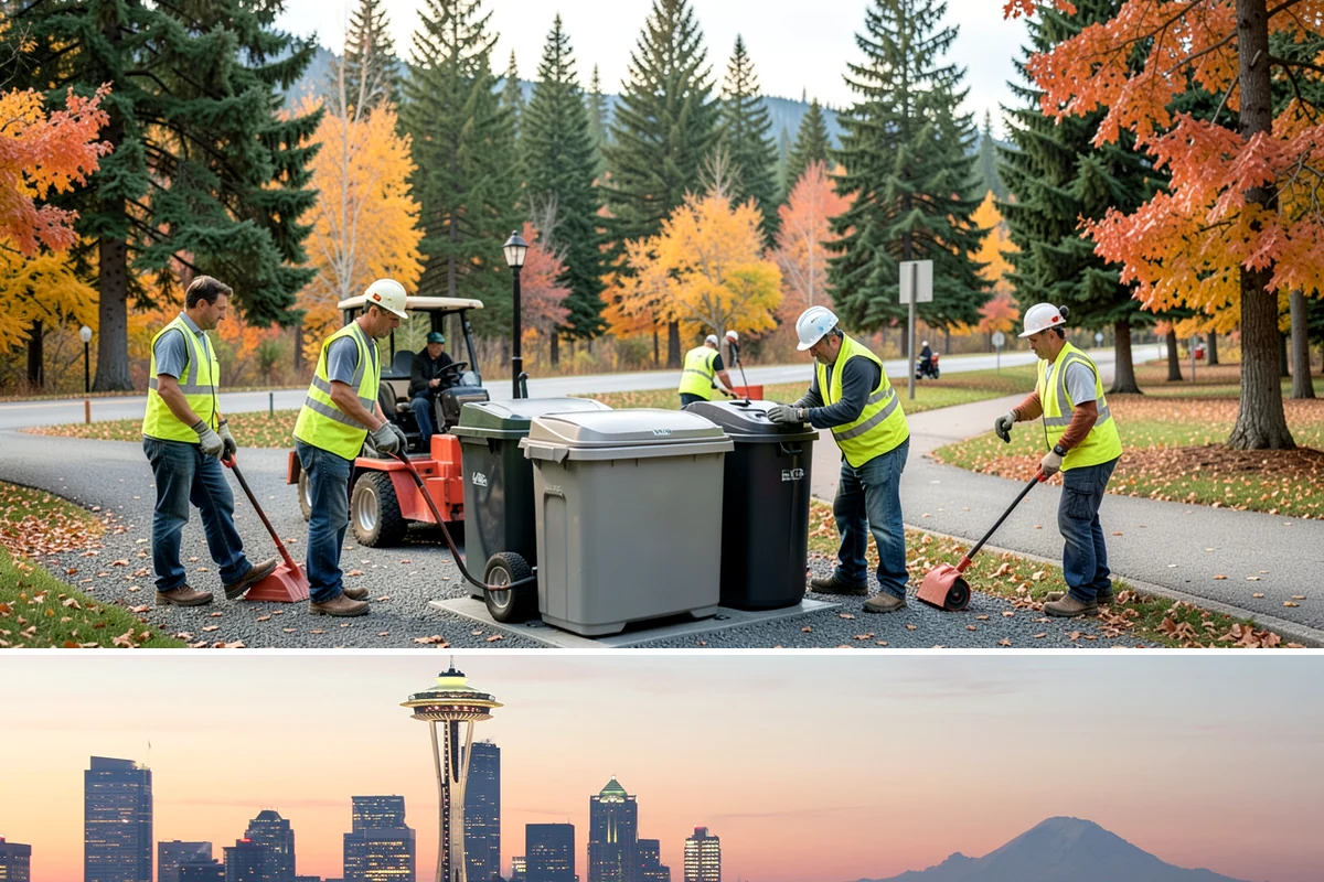 Court Fence Repair in Seattle, King County, WA - Fence repairs proceed in any season, with dry weather easing post-setting and concrete cure.