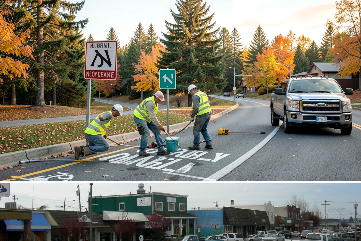 Court Fence Repair in Stanwood, Snohomish County, WA - Fence repairs proceed in any season, with dry weather easing post-setting and concrete cure.