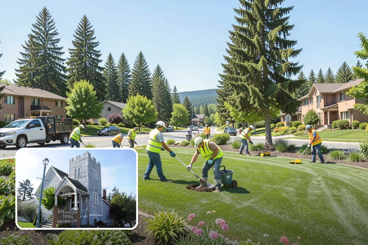 Court Fence Repair in Steilacoom, Pierce County, WA - Restores ball containment and site security
