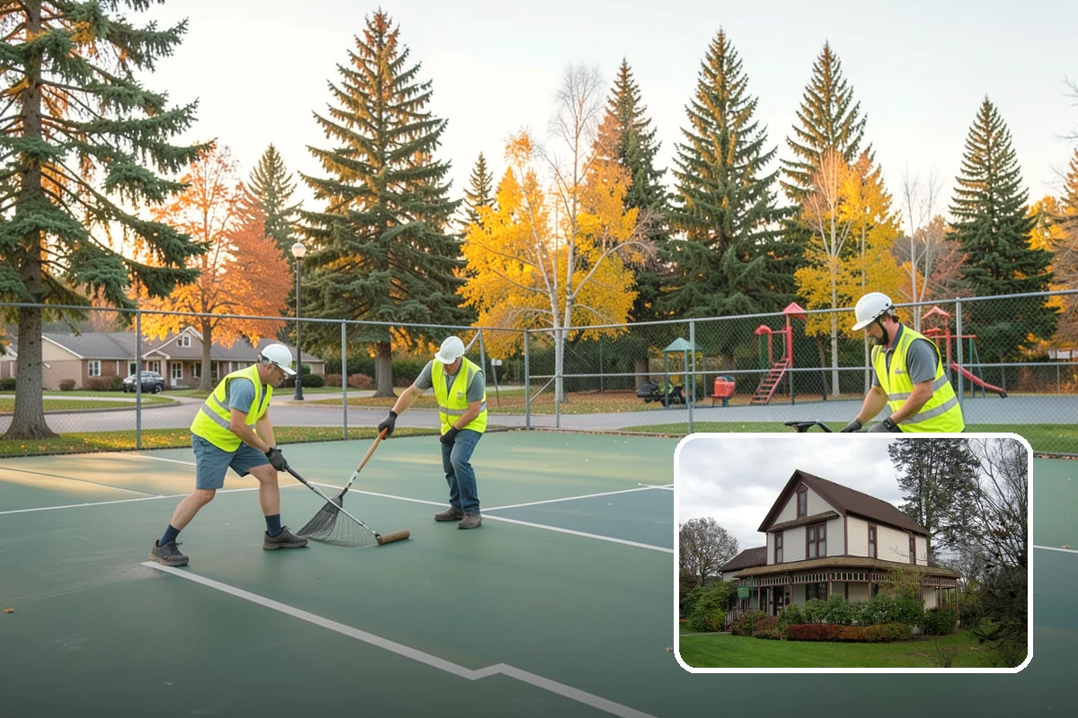 Court Fence Repair in Sumner, Pierce County, WA - Restores ball containment and site security
