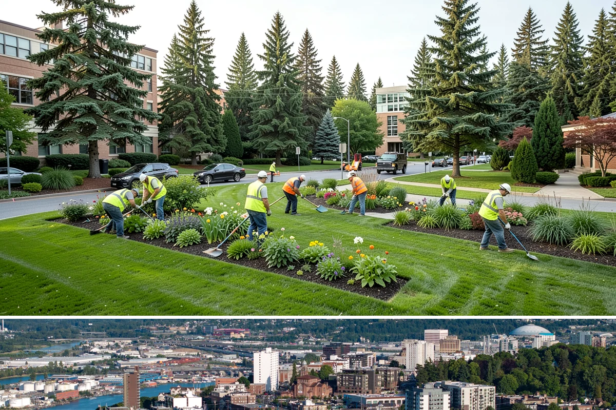 Court Fence Repair in Tacoma, Pierce County, WA - Fence repairs proceed in any season, with dry weather easing post-setting and concrete cure.