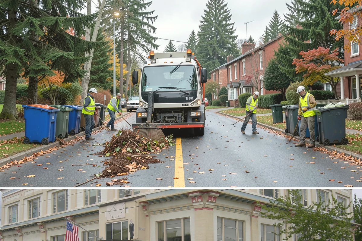 Court Lighting Installation in Anacortes, Skagit County, WA - Dry summer and early-fall conditions ease trenching and foundation work for new lighting.