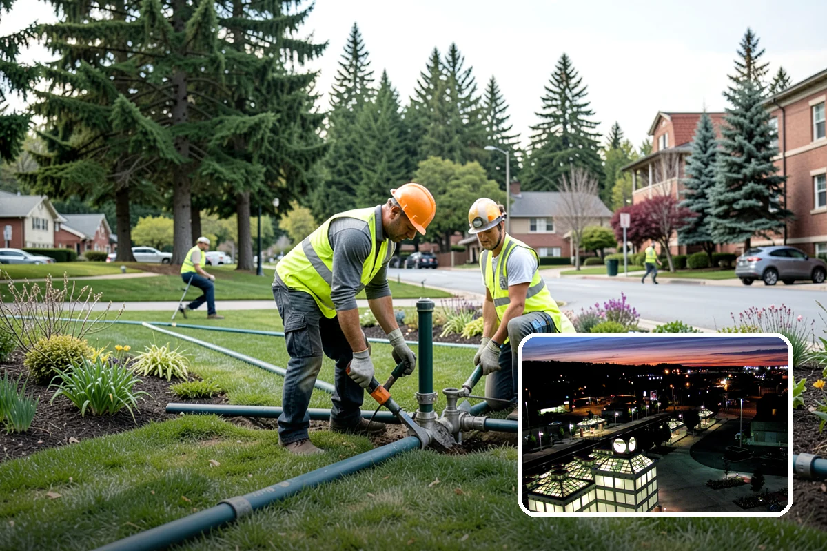 Court Lighting Installation in Auburn, King County, WA - Extends court availability into evening hours
