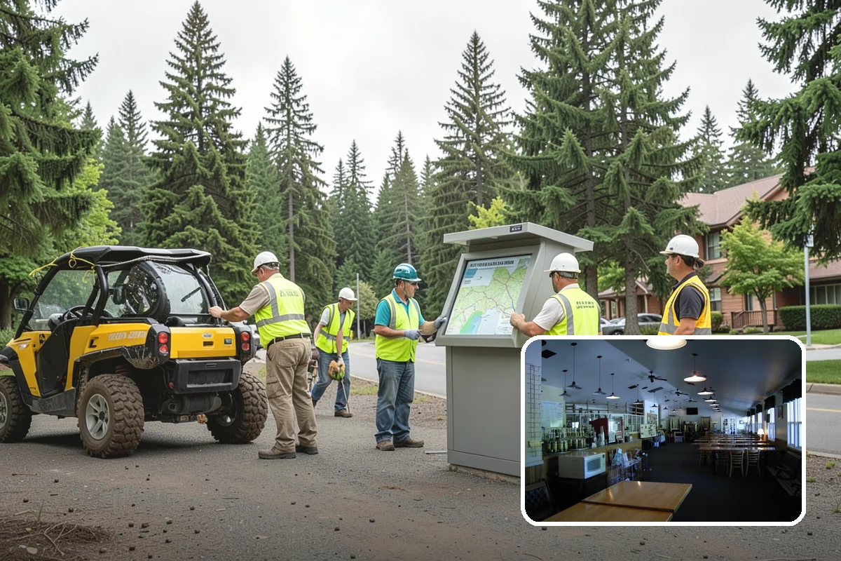 Court Lighting Installation in Black Diamond, King County, WA - Extends court availability into evening hours