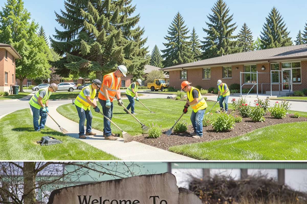 Court Lighting Installation in Buckley, Pierce County, WA - Dry summer and early-fall conditions ease trenching and foundation work for new lighting.