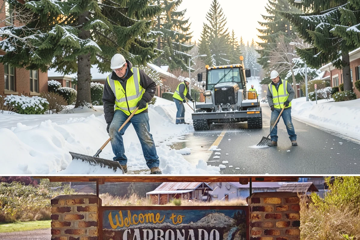 Court Lighting Installation in Carbonado, Pierce County, WA - Dry summer and early-fall conditions ease trenching and foundation work for new lighting.