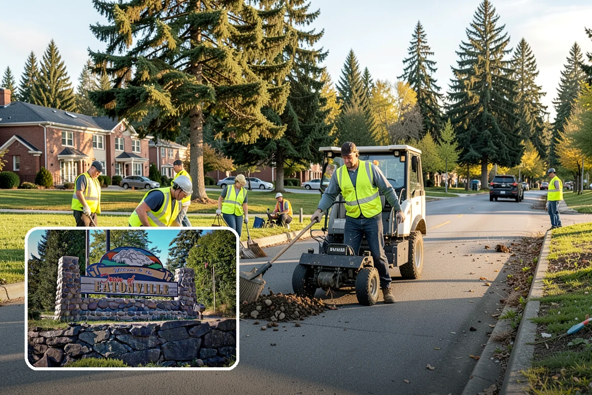 Court Lighting Installation in Eatonville, Pierce County, WA - Extends court availability into evening hours