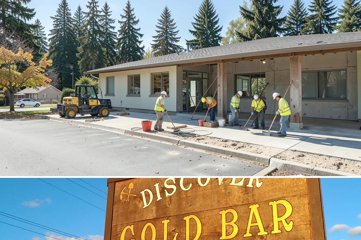 Court Lighting Installation in Gold Bar, Snohomish County, WA - Dry summer and early-fall conditions ease trenching and foundation work for new lighting.