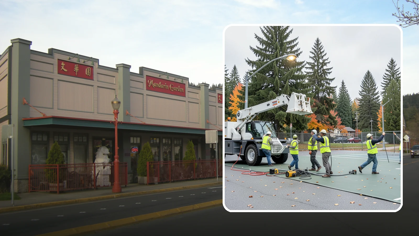 Court Lighting Installation in Issaquah, King County, WA - LED court lighting installation that extends usable hours on public tennis, pickleball, and basketball courts.