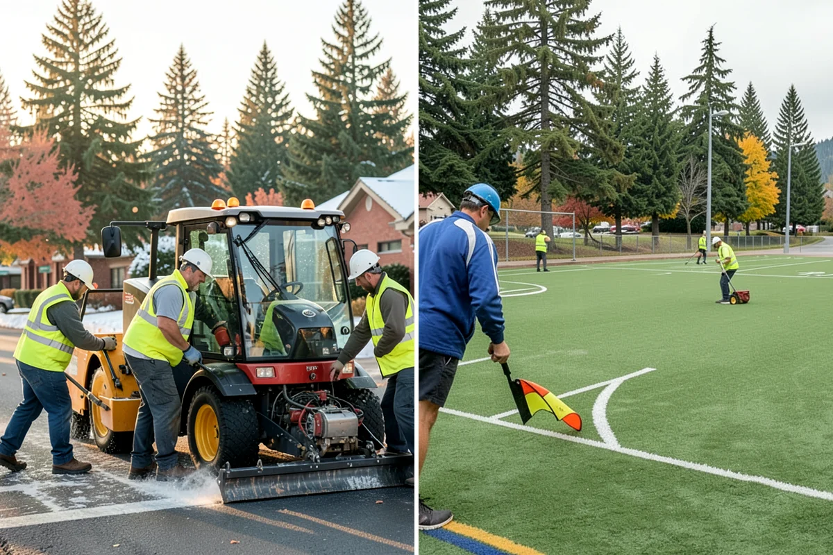 Court Lighting Installation in Lake Forest Park, King County, WA - Prepare a photometric layout for the court