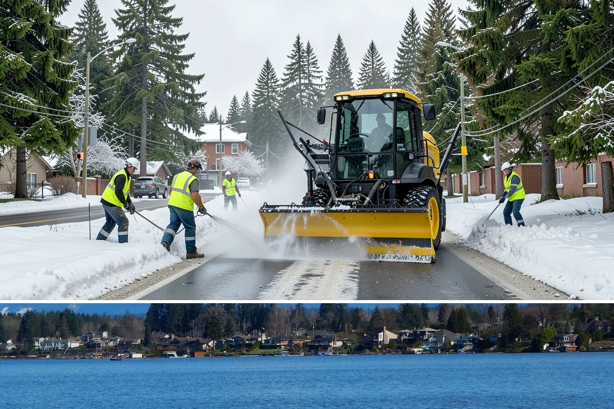 Court Lighting Installation in Lake Stevens, Snohomish County, WA - Dry summer and early-fall conditions ease trenching and foundation work for new lighting.