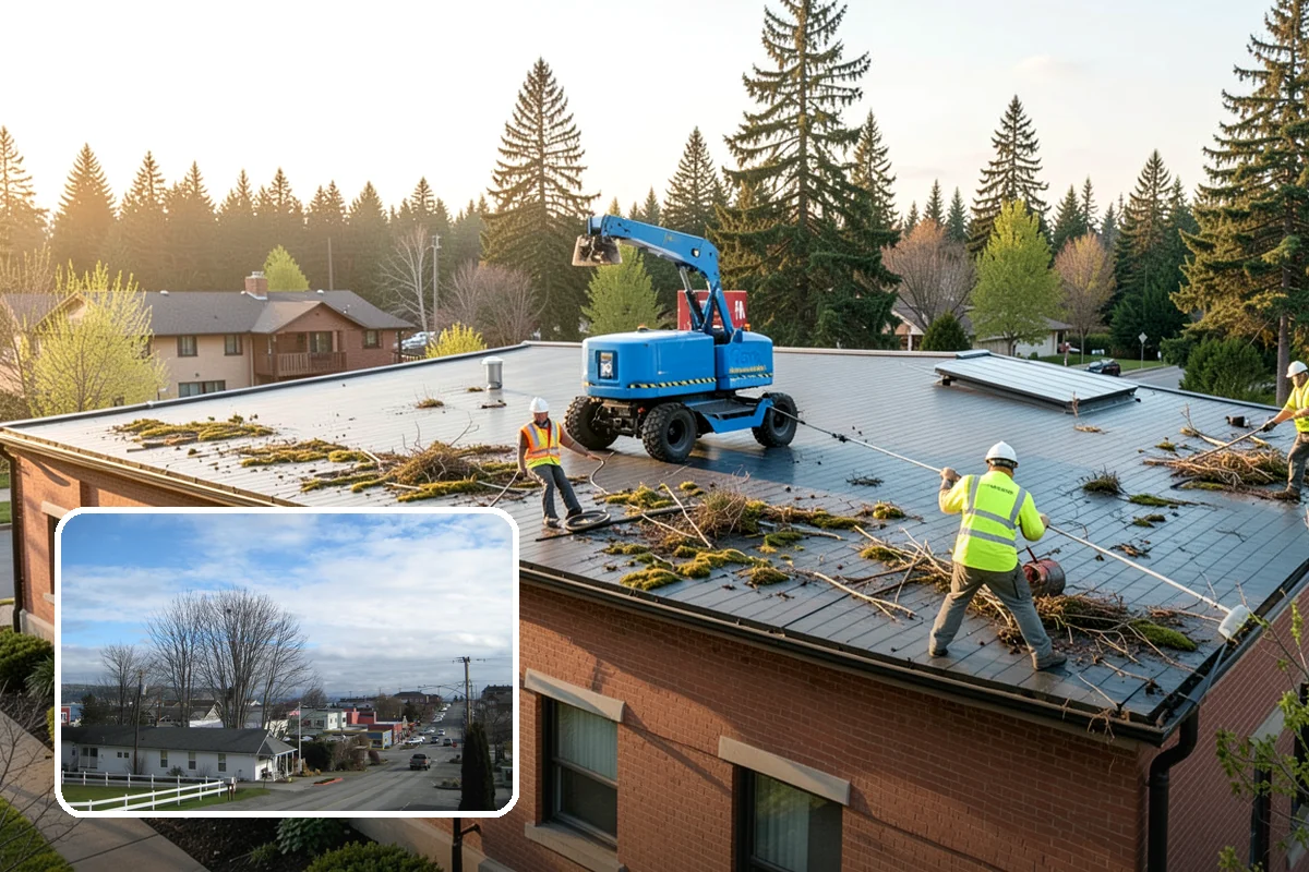Court Lighting Installation in Langley, Island County, WA - Extends court availability into evening hours