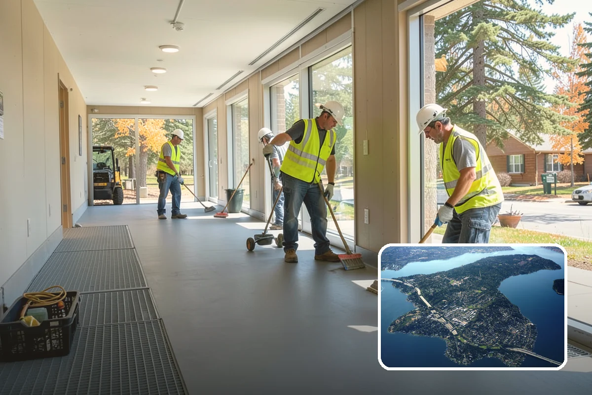 Court Lighting Installation in Mercer Island, King County, WA - Extends court availability into evening hours