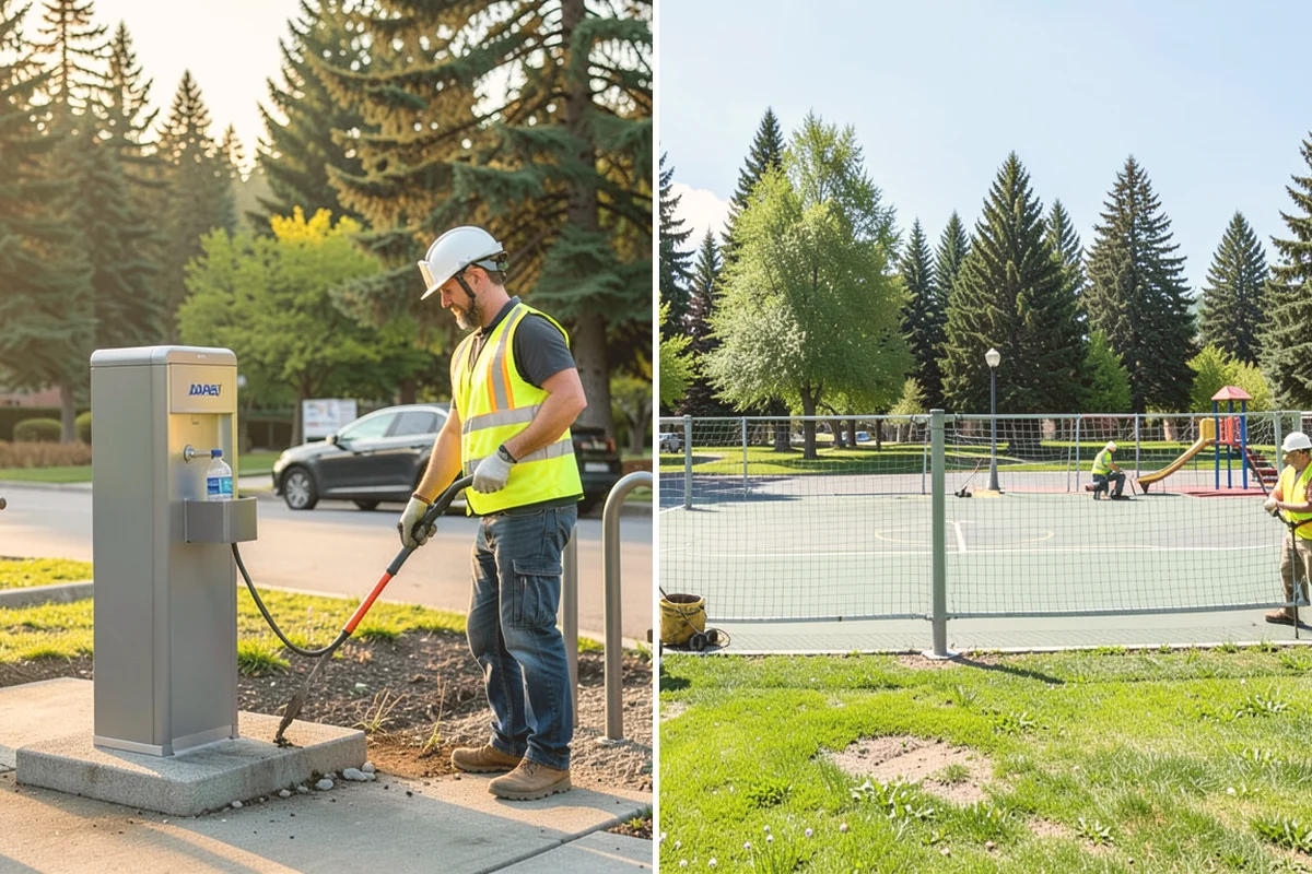 Court Lighting Installation in Milton, King County, WA - Prepare a photometric layout for the court