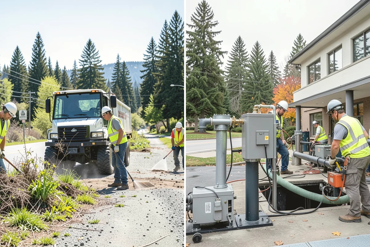 Court Lighting Installation in Monroe, Snohomish County, WA - Prepare a photometric layout for the court
