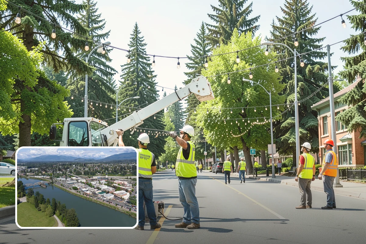 Court Lighting Installation in Mount Vernon, Skagit County, WA - Extends court availability into evening hours