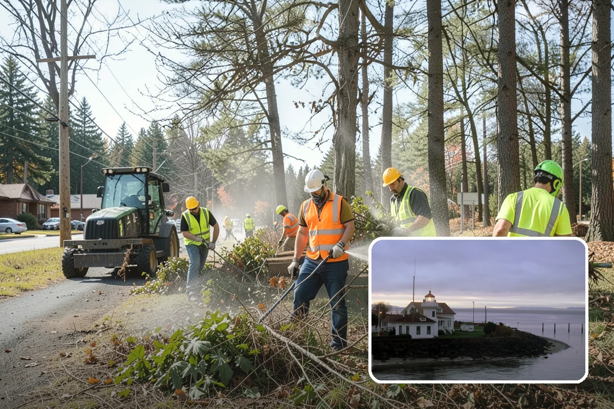 Court Lighting Installation in Mukilteo, Snohomish County, WA - Extends court availability into evening hours