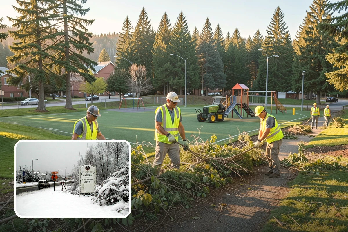 Court Lighting Installation in Newcastle, King County, WA - Extends court availability into evening hours