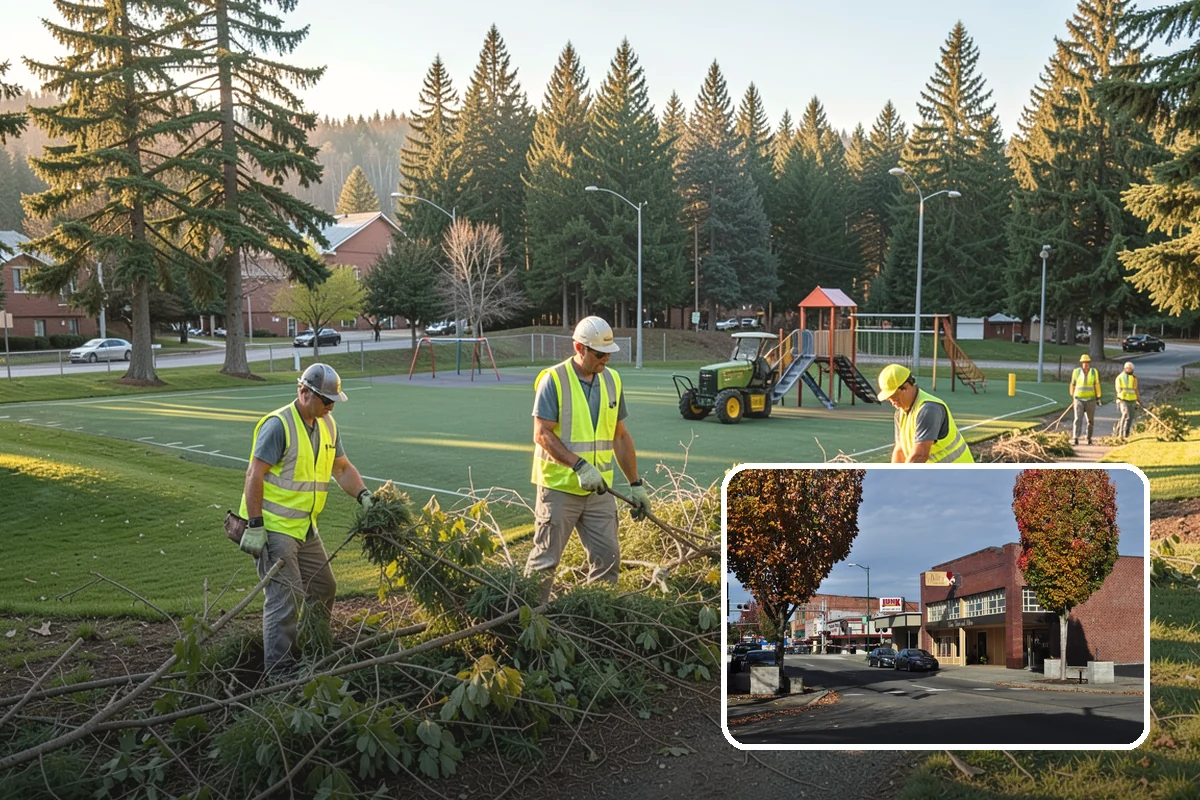 Court Lighting Installation in Puyallup, Pierce County, WA - Extends court availability into evening hours
