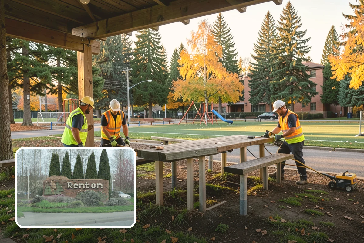 Court Lighting Installation in Renton, King County, WA - Extends court availability into evening hours