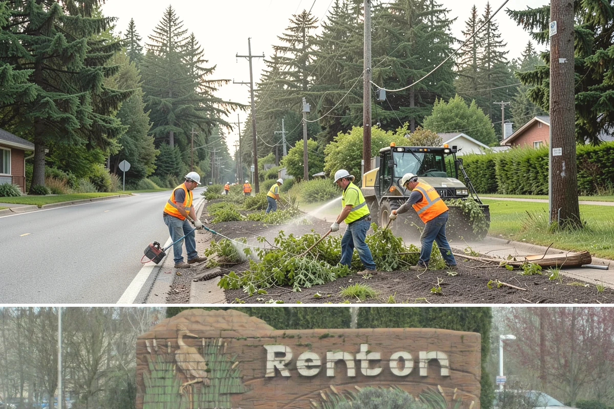 Court Lighting Installation in Renton, King County, WA - Dry summer and early-fall conditions ease trenching and foundation work for new lighting.