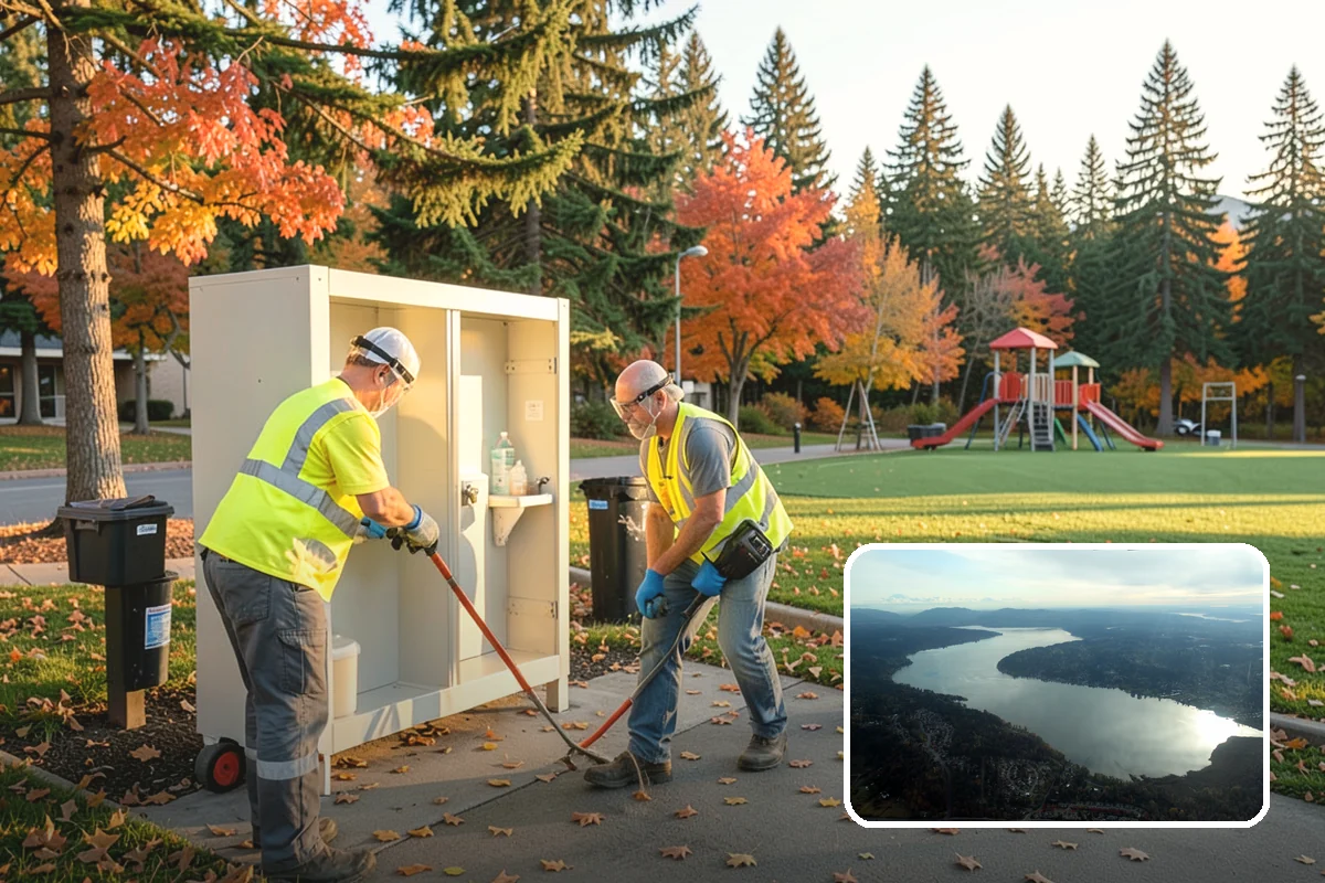 Court Lighting Installation in Sammamish, King County, WA - Extends court availability into evening hours