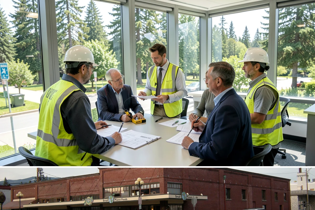 Court Lighting Installation in Sedro-Woolley, Skagit County, WA - Dry summer and early-fall conditions ease trenching and foundation work for new lighting.
