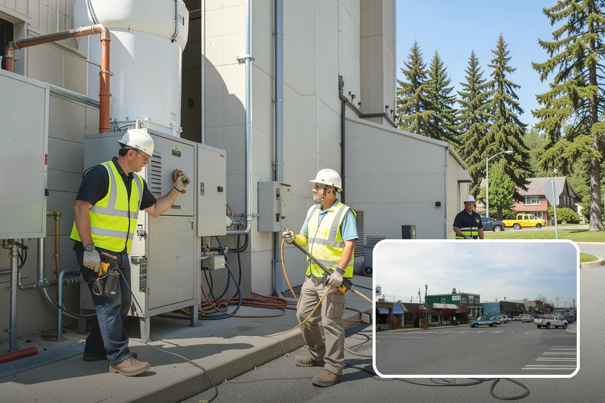 Court Lighting Installation in Stanwood, Snohomish County, WA - Extends court availability into evening hours