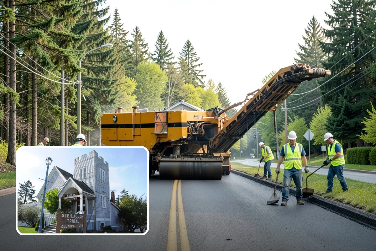 Court Lighting Installation in Steilacoom, Pierce County, WA - Extends court availability into evening hours