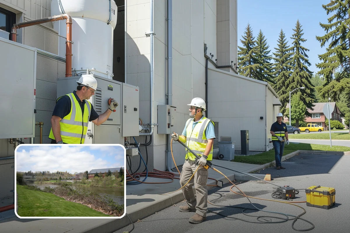 Court Lighting Installation in Tukwila, King County, WA - Extends court availability into evening hours