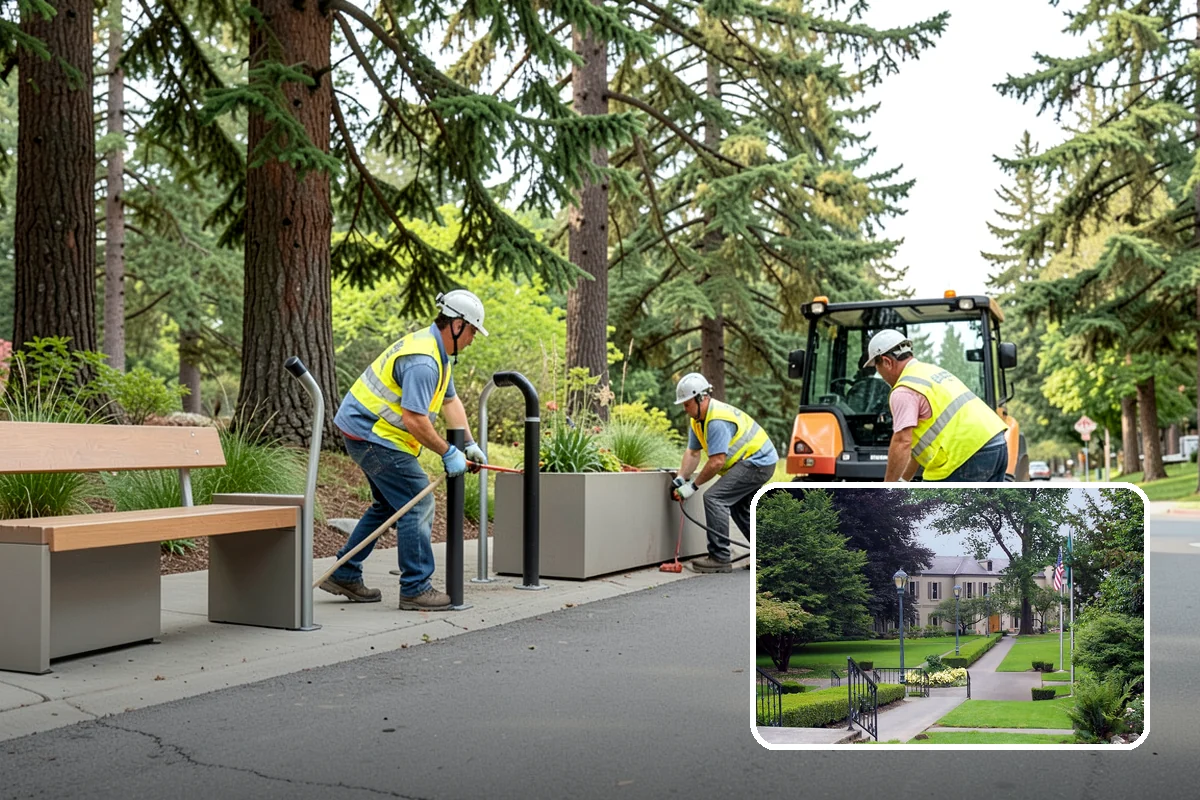 Court Lighting Installation in Woodinville, King County, WA - Extends court availability into evening hours