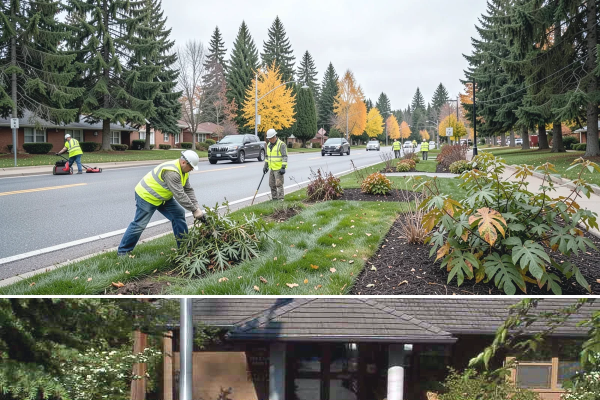 Court Lighting Installation in Yarrow Point, King County, WA - Dry summer and early-fall conditions ease trenching and foundation work for new lighting.