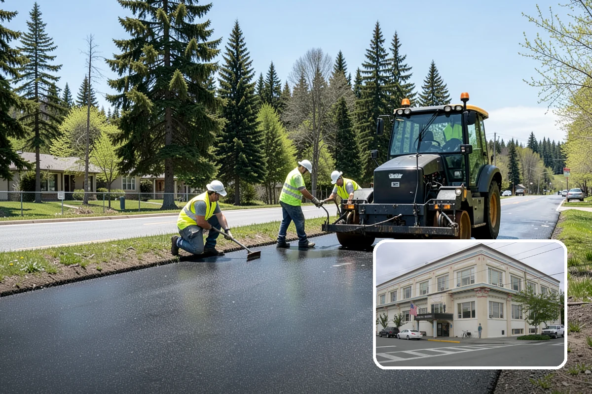 Court Line Striping in Anacortes, Skagit County, WA - Delivers regulation-accurate layouts for sanctioned play
