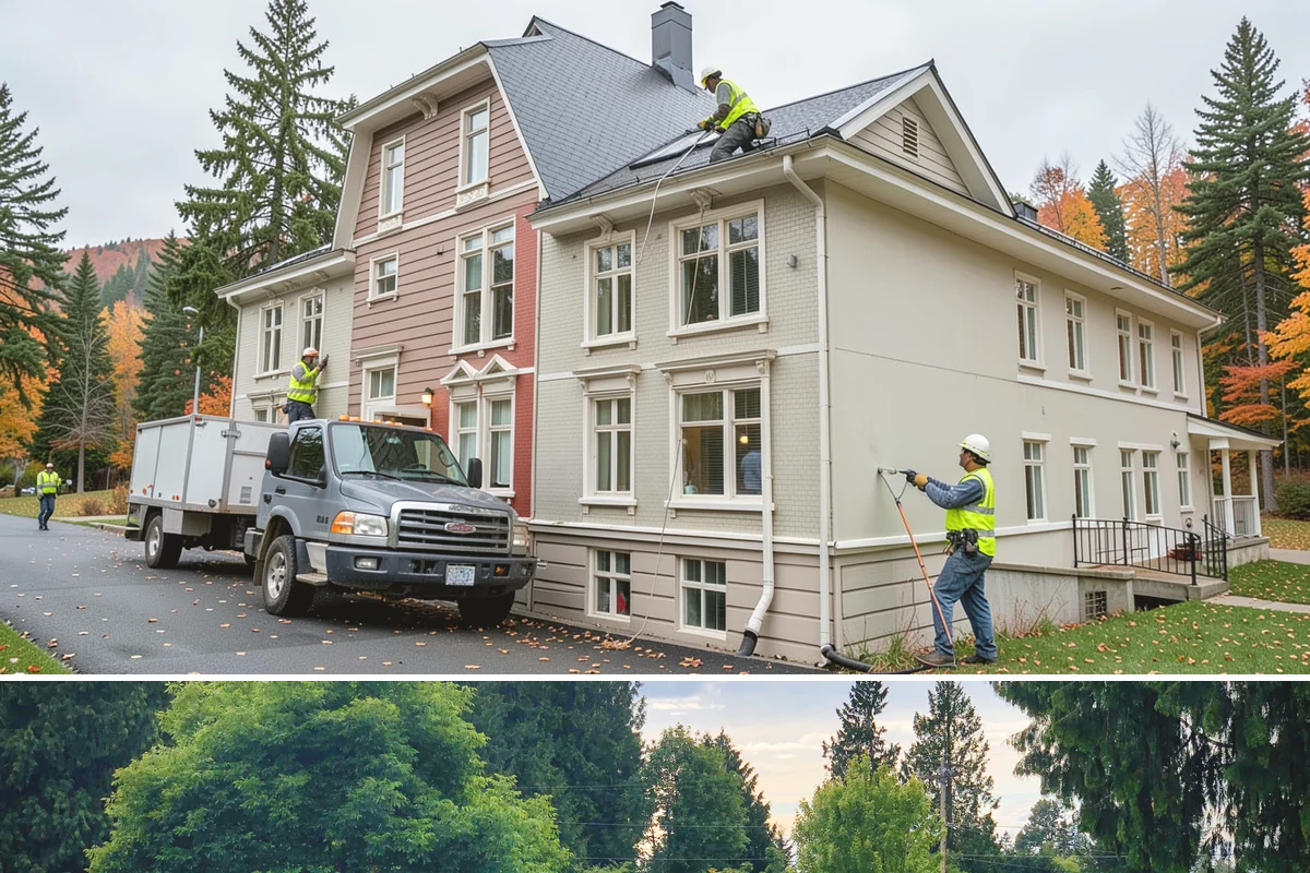 Court Line Striping in Bonney Lake, Pierce County, WA - Dry, mild conditions from late spring to early fall allow line paint to set and cure without moisture defects.