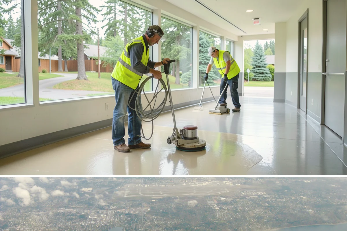 Court Line Striping in Burien, King County, WA - Dry, mild conditions from late spring to early fall allow line paint to set and cure without moisture defects.
