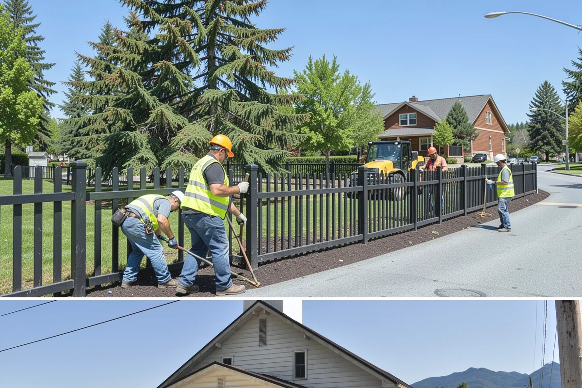 Court Line Striping in Concrete, Skagit County, WA - Dry, mild conditions from late spring to early fall allow line paint to set and cure without moisture defects.