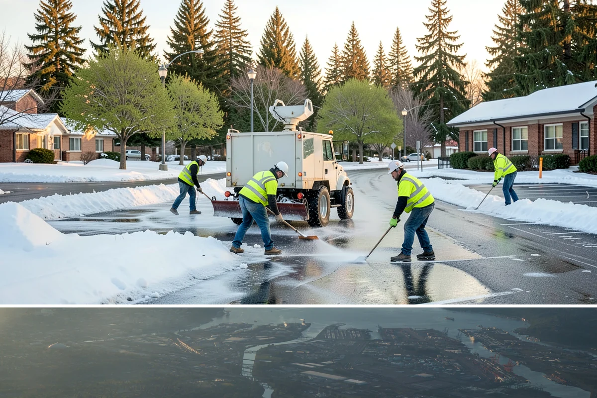 Court Line Striping in Fife, Pierce County, WA - Dry, mild conditions from late spring to early fall allow line paint to set and cure without moisture defects.
