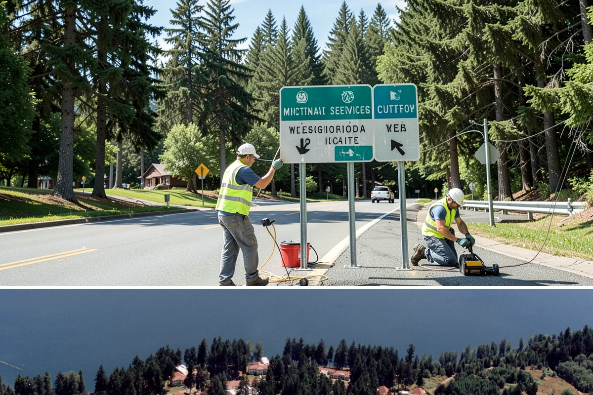 Court Line Striping in Lakewood, Pierce County, WA - Dry, mild conditions from late spring to early fall allow line paint to set and cure without moisture defects.