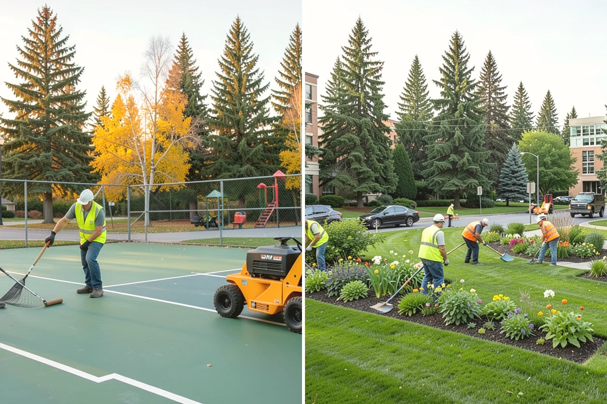 Court Line Striping in Mercer Island, King County, WA - Confirm sport dimensions and layout with staff