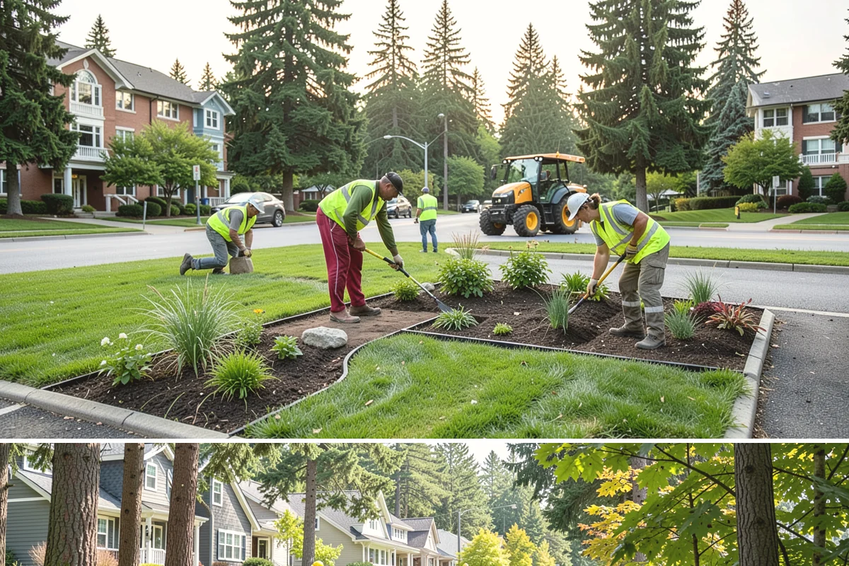 Court Line Striping in Normandy Park, King County, WA - Dry, mild conditions from late spring to early fall allow line paint to set and cure without moisture defects.