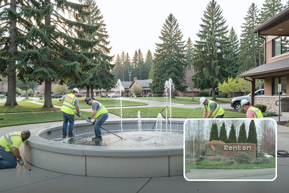 Court Line Striping in Renton, King County, WA - Delivers regulation-accurate layouts for sanctioned play