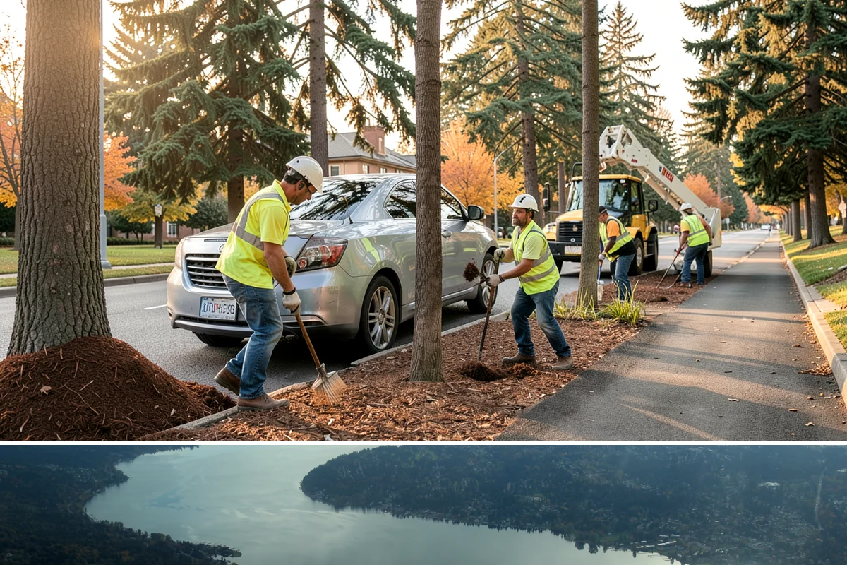 Court Line Striping in Sammamish, King County, WA - Dry, mild conditions from late spring to early fall allow line paint to set and cure without moisture defects.